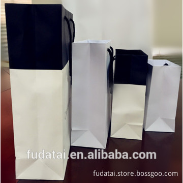 FDT customized New Year famous brand promotional gift shopping paper bag for fashion clothes
